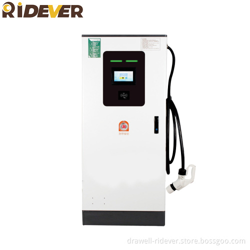 Ridever New Energy 60KW Single Gun Intelligent Charging Pile DC Charging Pile for Auto Fast Charging Station Construction
